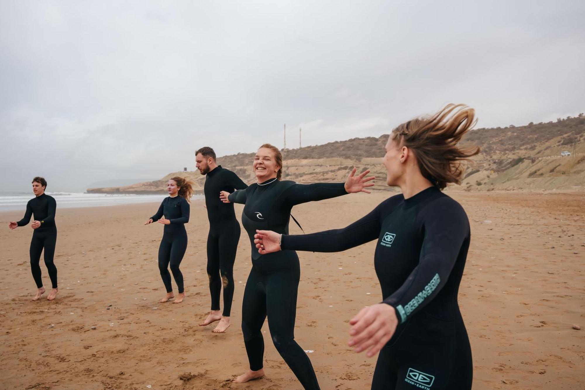 Sable Beach Surf Camp Tamraght Exterior foto
